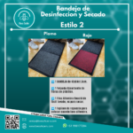 Bandeja de Desinfección y Secado Estilo 2