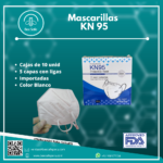 Mascarillas KN95 Blanco (10 und.)